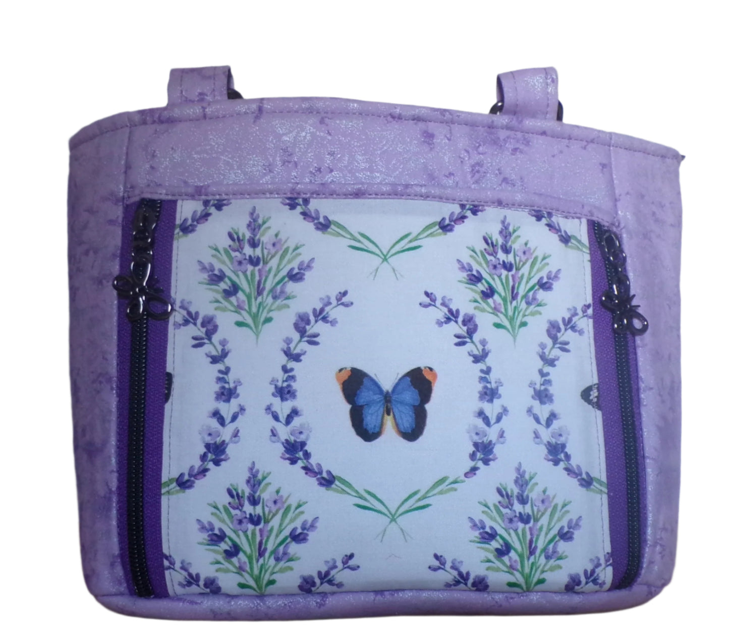 Purple Shimmer Butterfly Muse Handbag