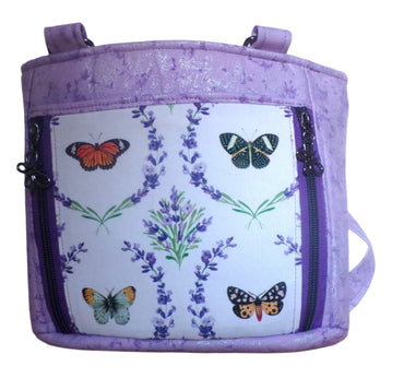 Purple Shimmer Butterfly Muse Handbag