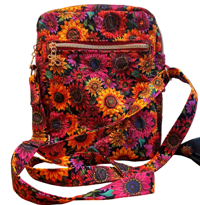 Vibrant Blooms Crossover Echo Purse