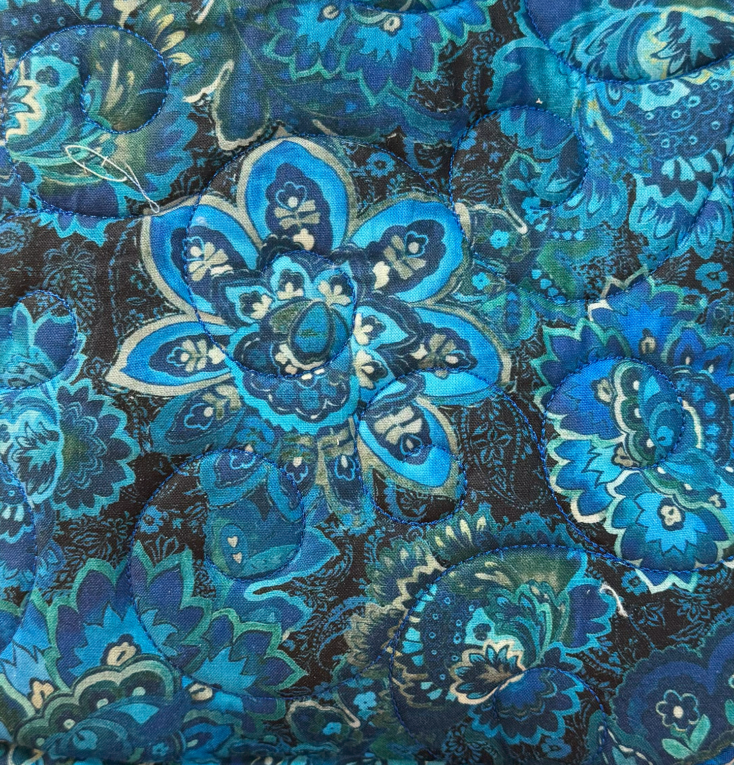Beautiful Blues Floral Echo Bag