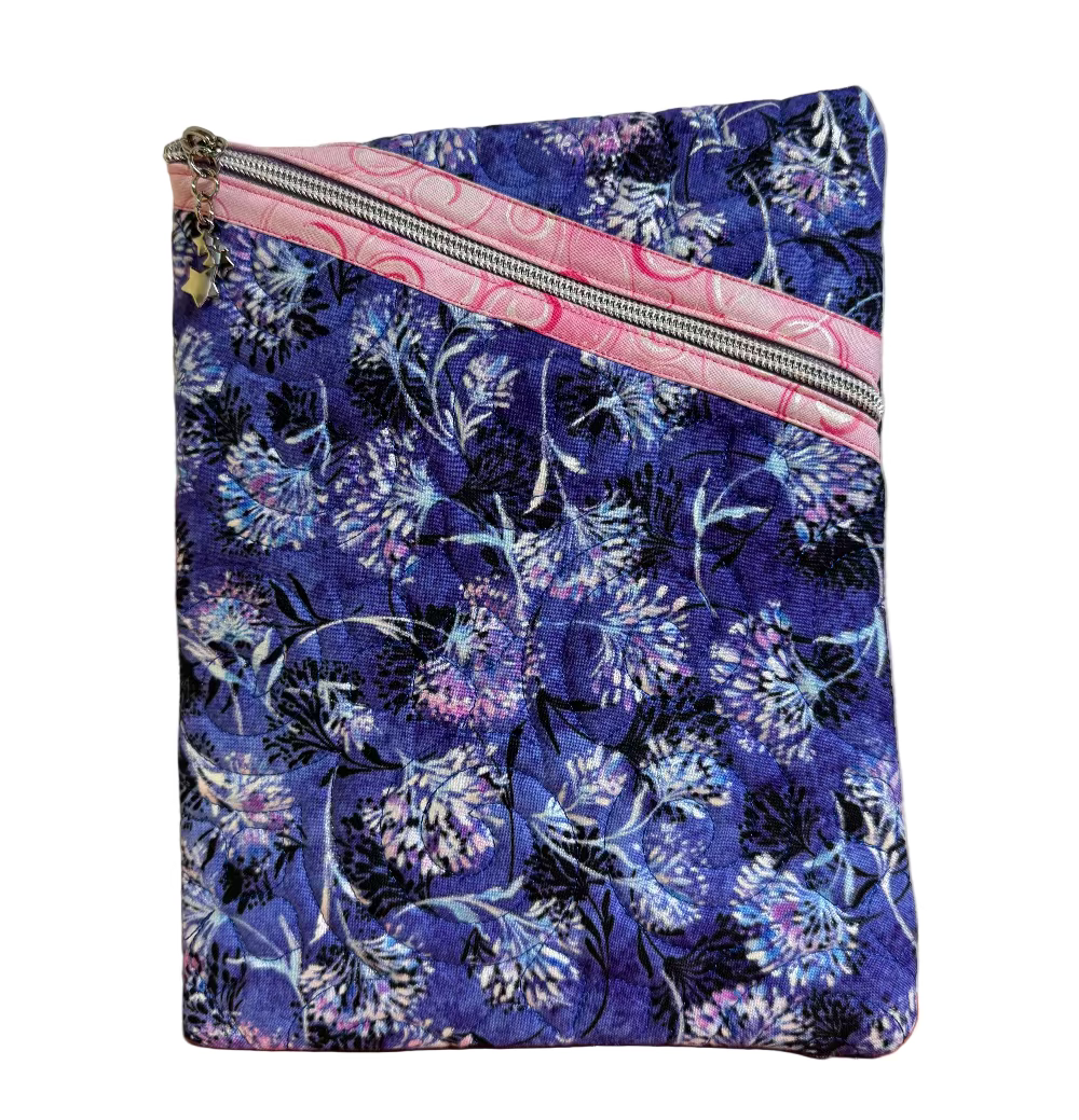 Dandelion Poof Slant Pouch - Medium