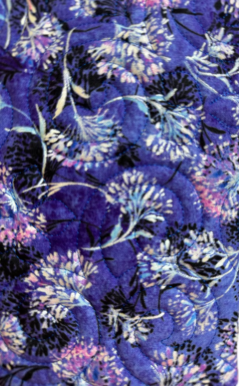 Dandelion Poof Slant Pouch - Medium