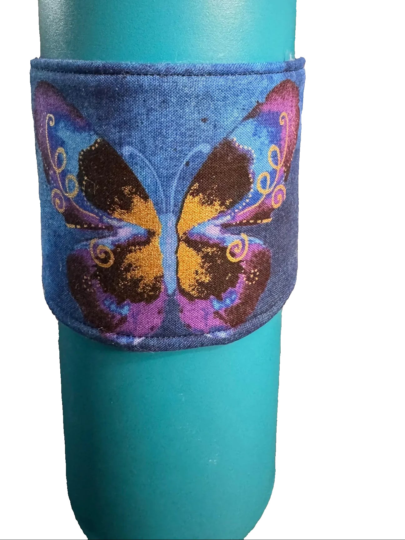 Butterfly Swirls Cup Sleeve – Large Tumbler