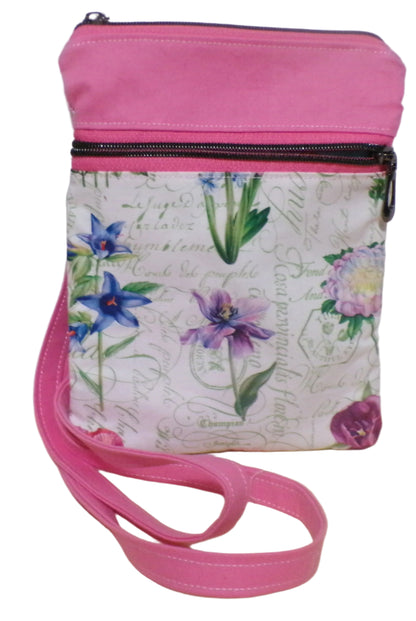 Flower Stems with Pink Accents Sidemate Bag