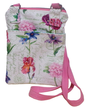 Flower Stems with Pink Accents Sidemate Bag