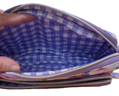 Pink and Purple Floral Vibe Bag