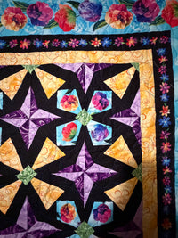 Kaleidoscope Garden 64 x 76 Quilt