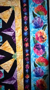 Kaleidoscope Garden 64 x 76 Quilt
