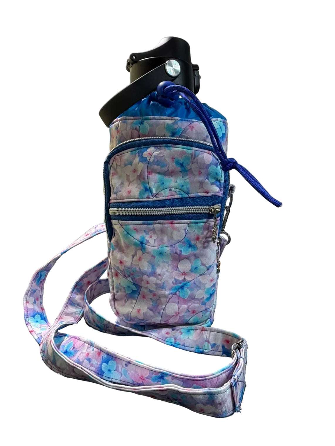 Petal Drift Flow Water Bottle Bag