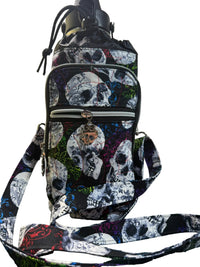 Skull Party Flow Water Bottle Bag