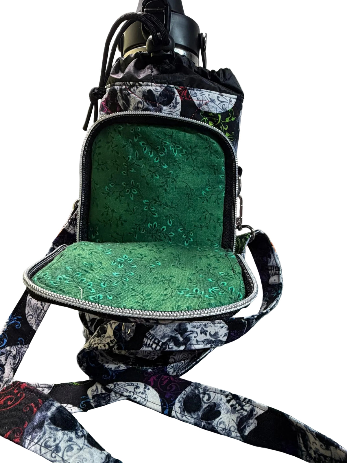 Skull Party Flow Water Bottle Bag