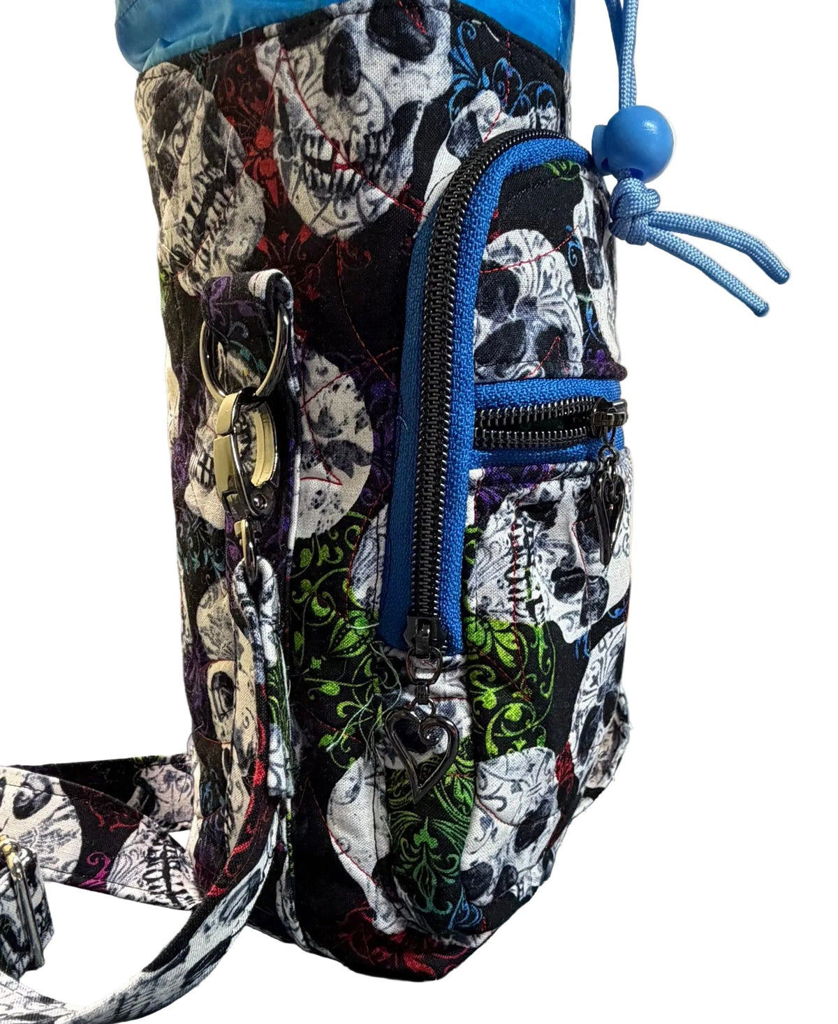 Skull Party Flow Water Bottle Bag