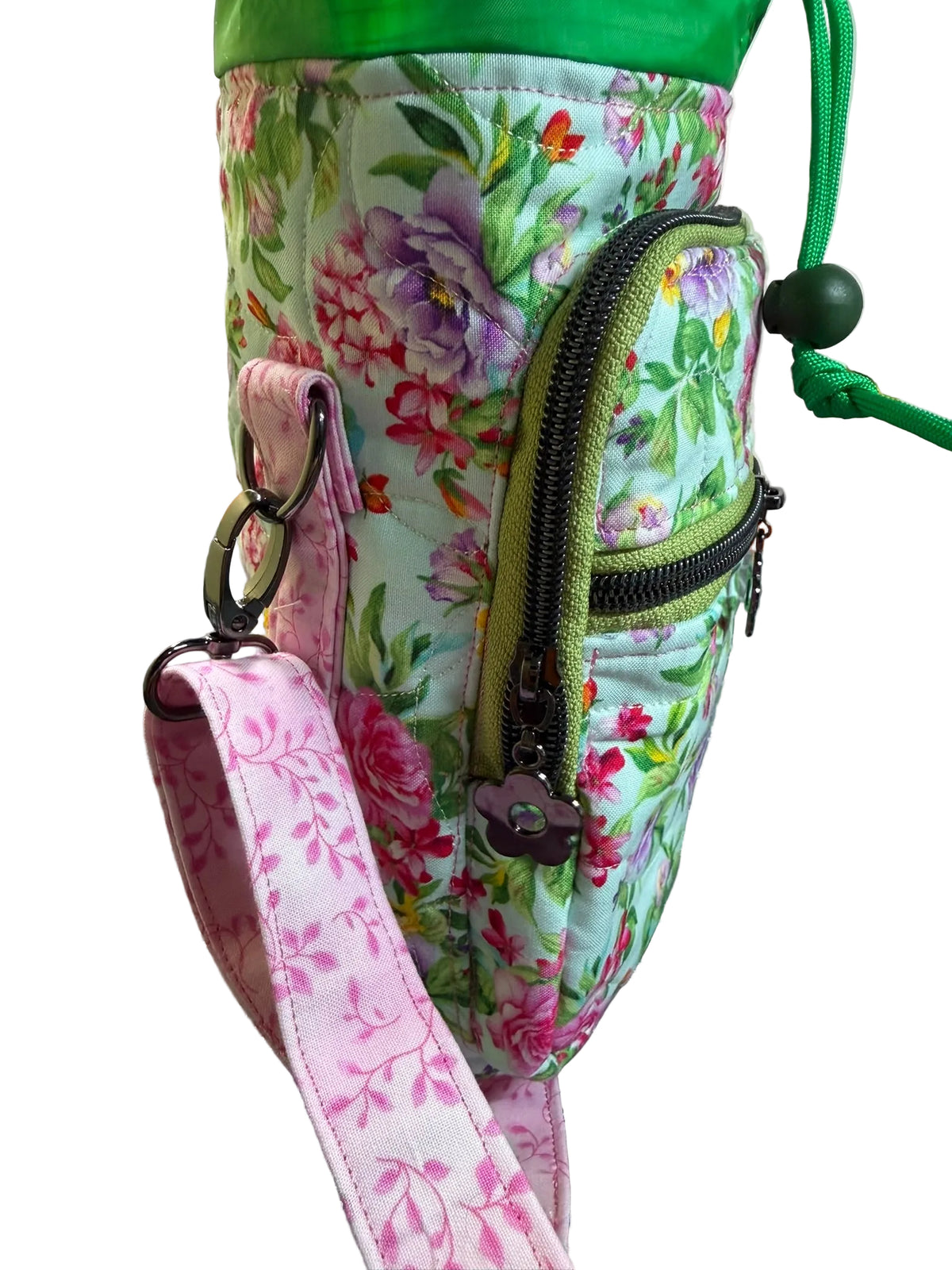 Peony Pop Flow Water Bottle Bag