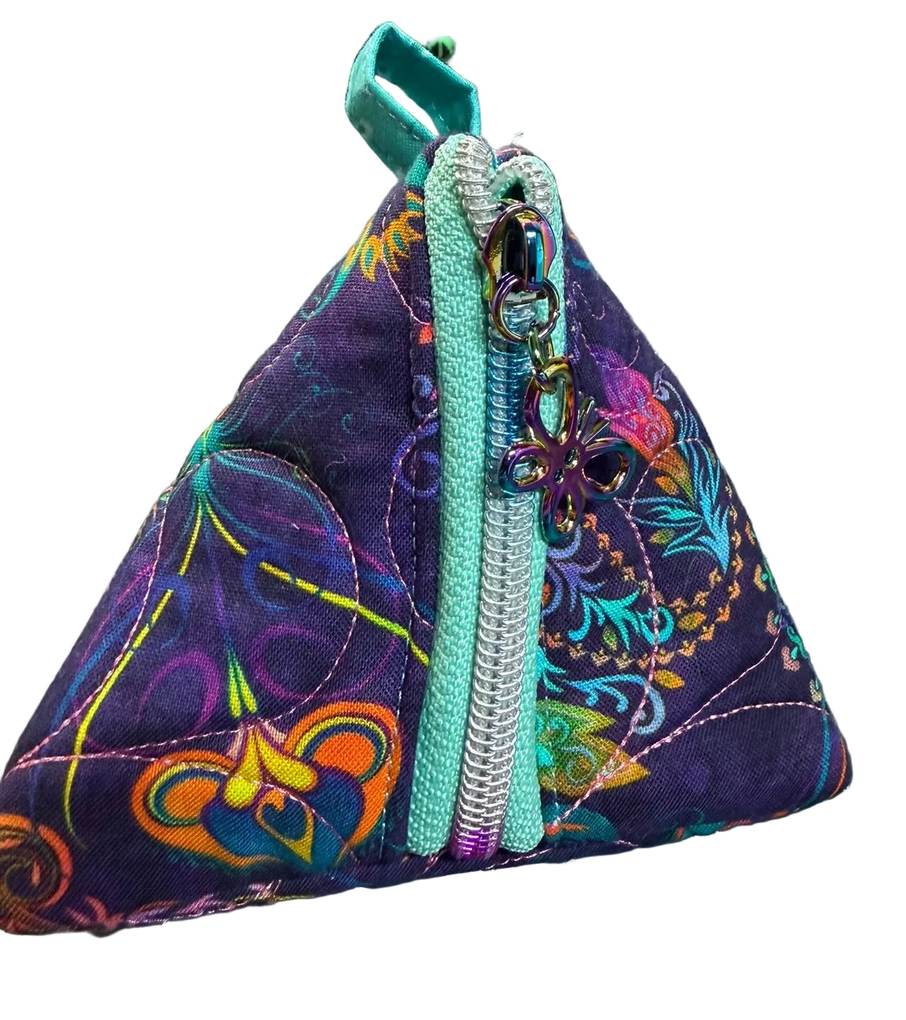 Peacock Paisley Peak Pouch 4.5"