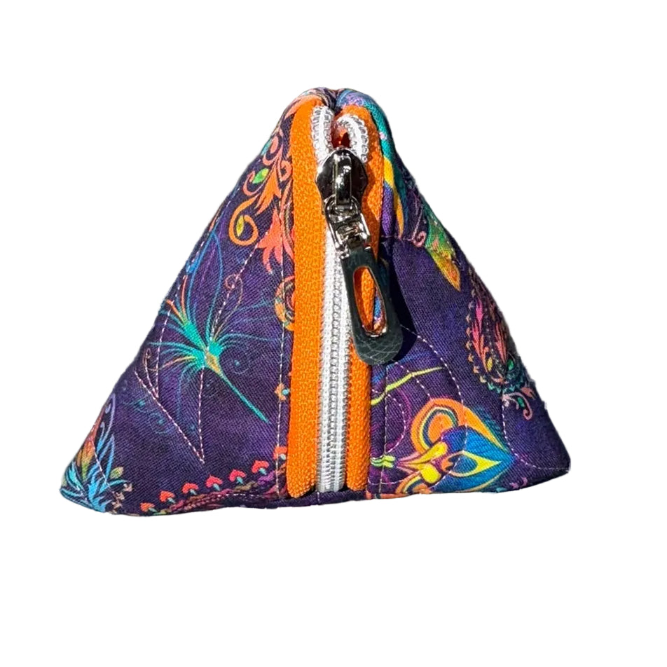 Peacock Paisley Peak Pouch 4.5"