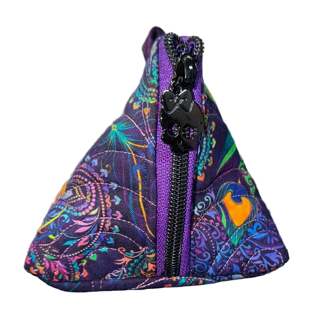Peacock Paisley Peak Pouch 4.5"