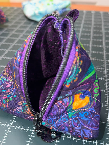 Peacock Paisley Peak Pouch 4.5"