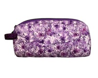Violet Dahlia Gem Pouch - Small