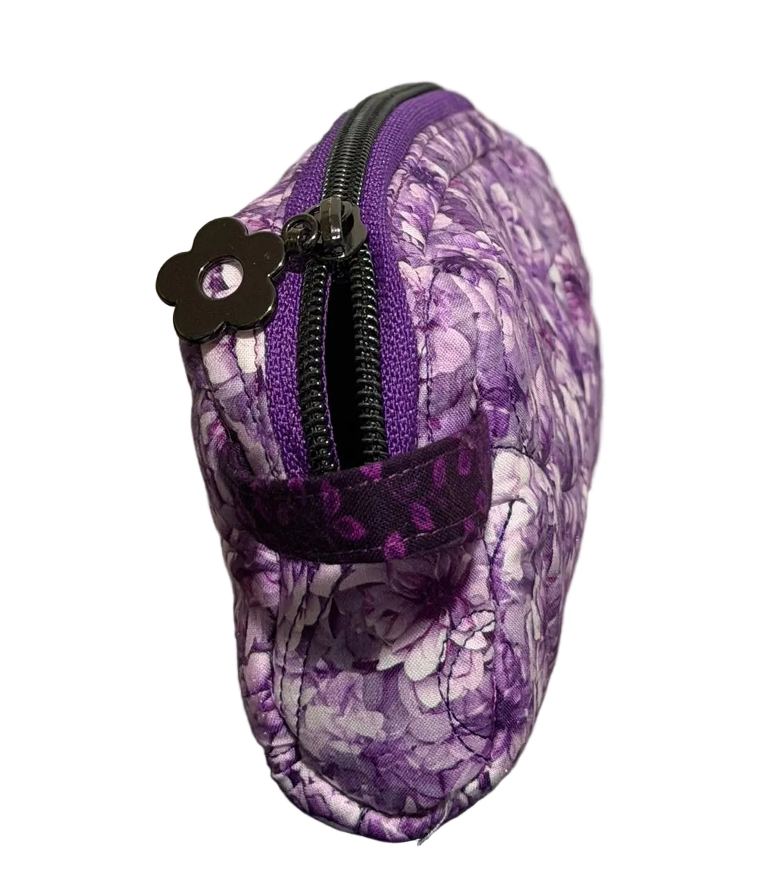 Violet Dahlia Gem Pouch - Small