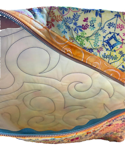 Mandala Vines Slant Pouch - XL