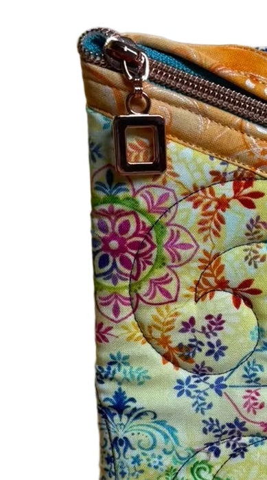 Mandala Vines Slant Pouch - XL