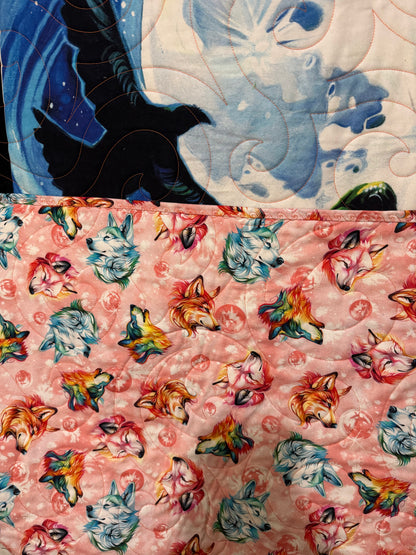 Moon Howling Quilt 69.5" x 76"